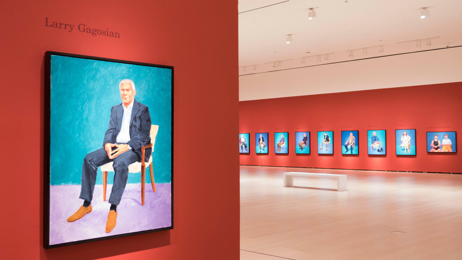 David Hockney : « 82 portraits et une nature morte » à Bilbao