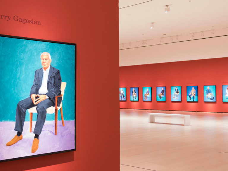 David Hockney : « 82 portraits et une nature morte » à Bilbao